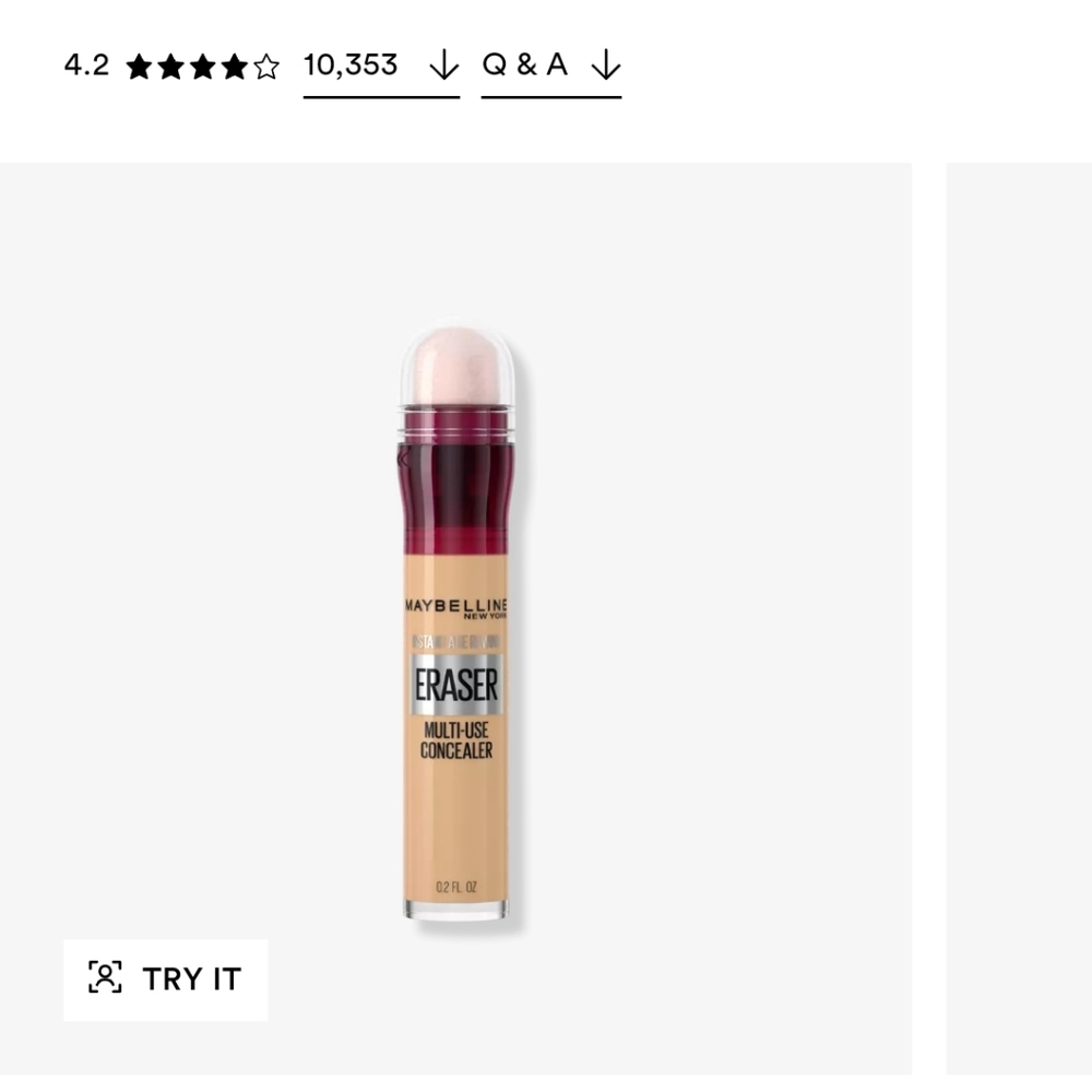 NWT Maybelline Instant Age Rewind Concealer- 122